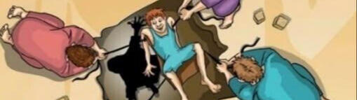 Illustration "Die vier Freunde"